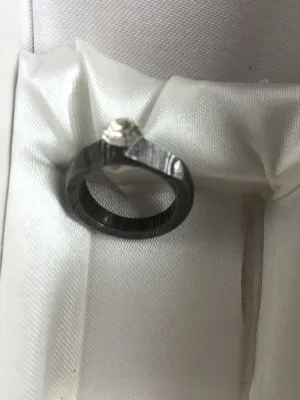 Damascus Steel Ring - R4