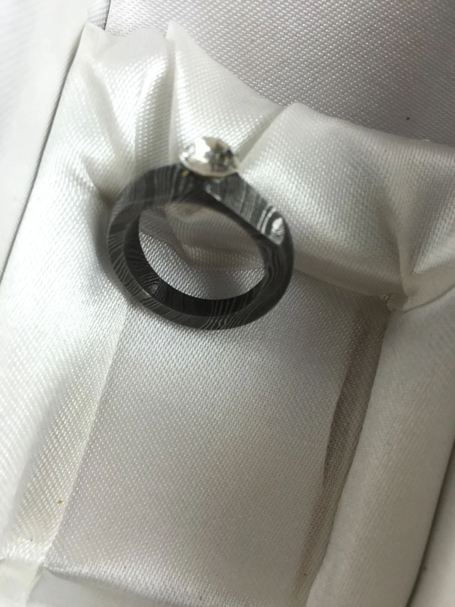 Damascus Steel Ring - R4