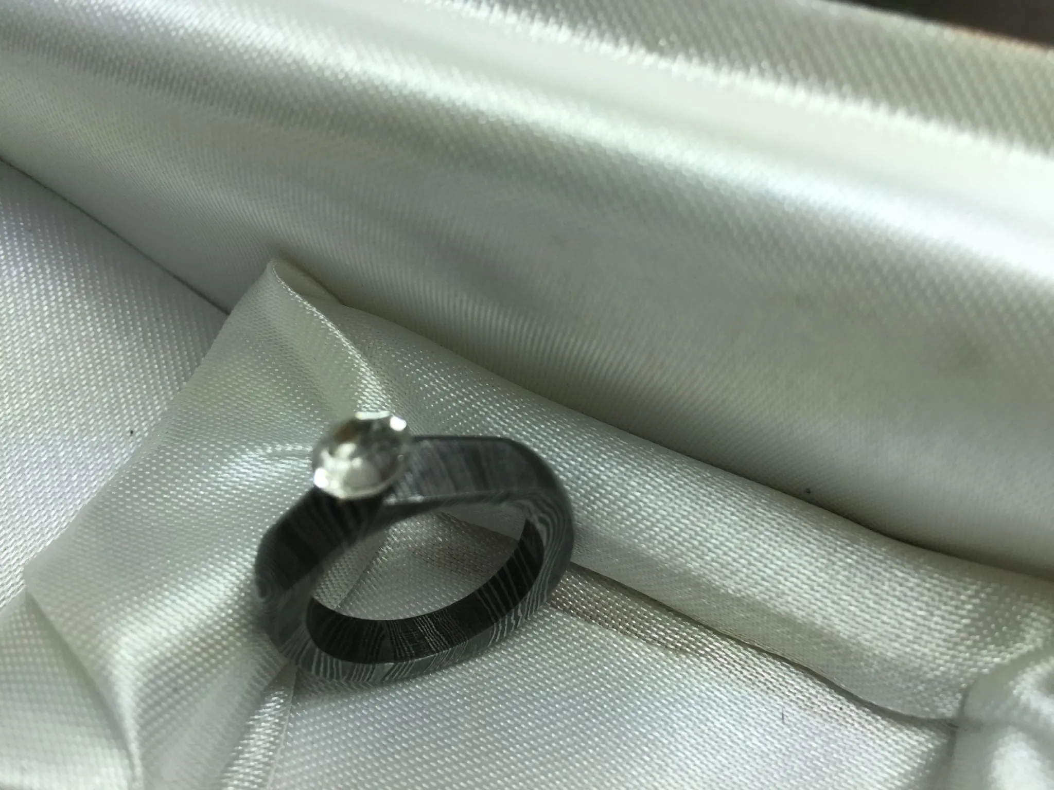 Damascus Steel Ring - R4
