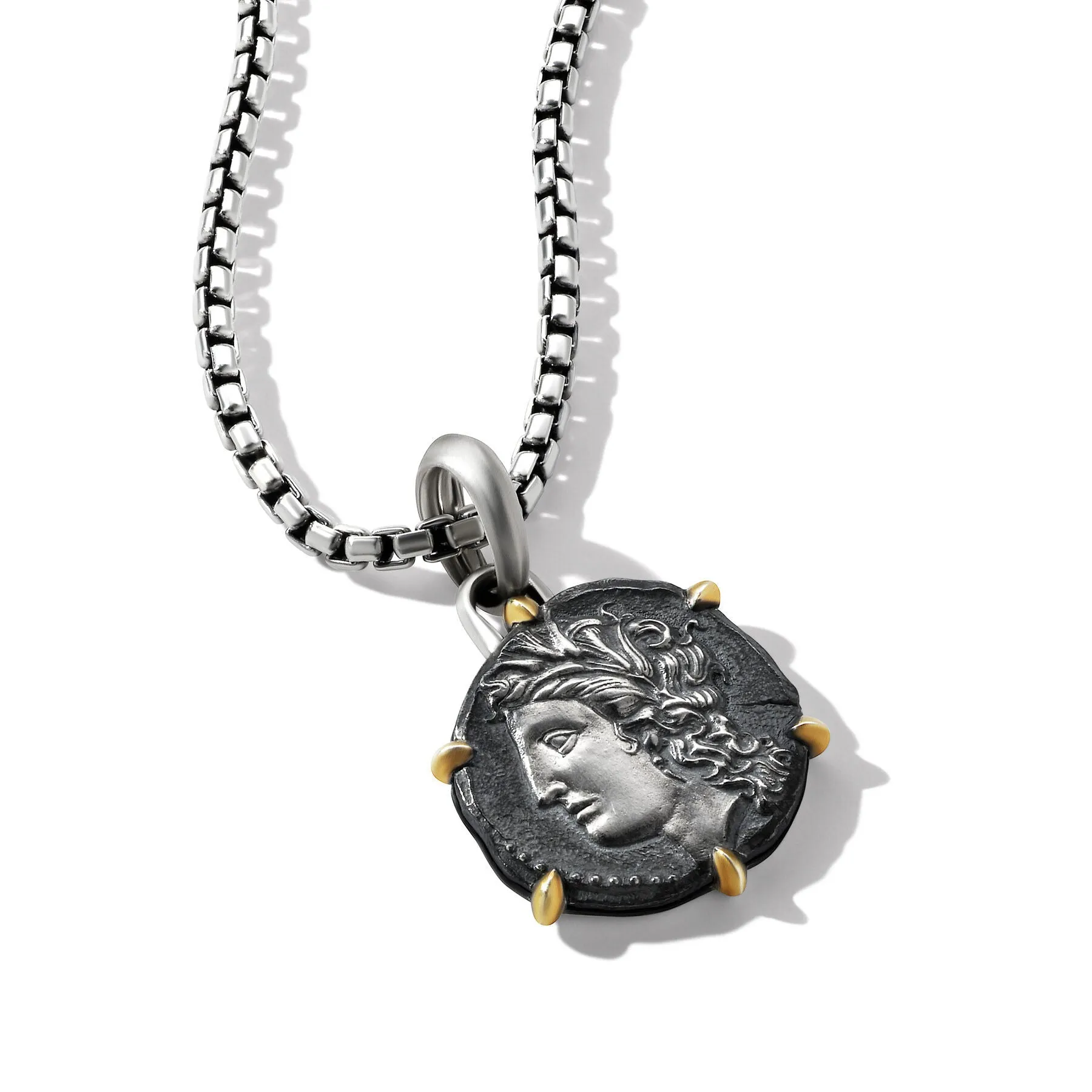 David Yurman   Necklaces & Pendant in Silver and 18-Karat Yellow Gold