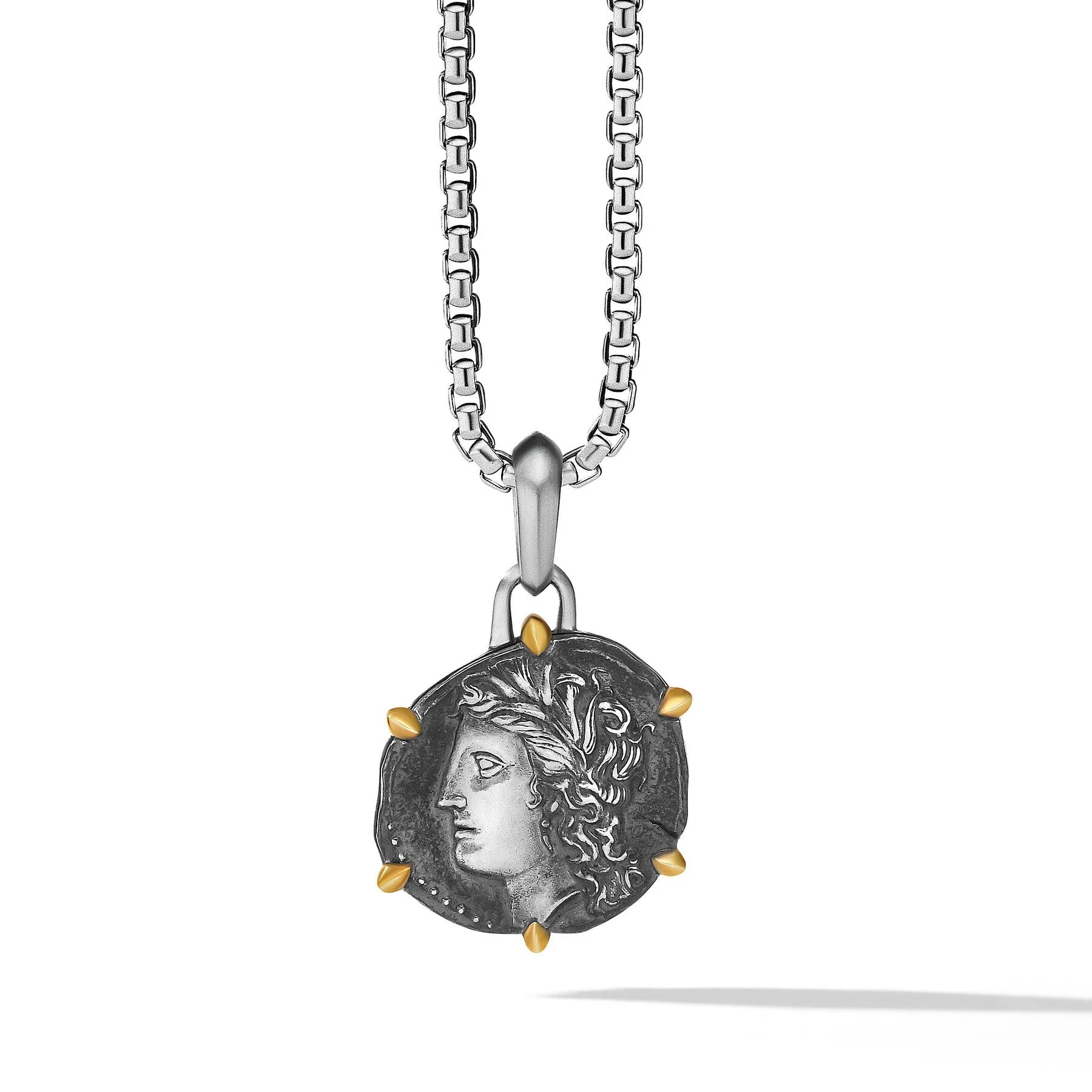 David Yurman   Necklaces & Pendant in Silver and 18-Karat Yellow Gold