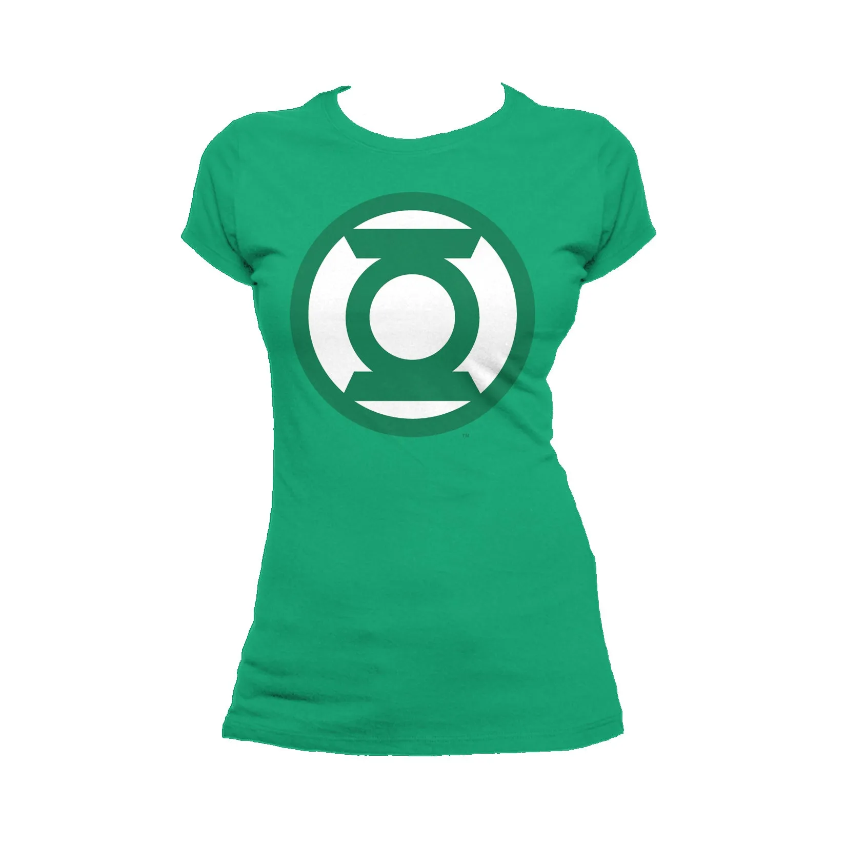 DC Comics Green Lantern Logo Official Women's T-shirt (Green)