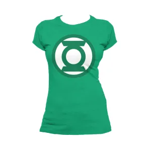 DC Comics Green Lantern Logo Official Women's T-shirt (Green)
