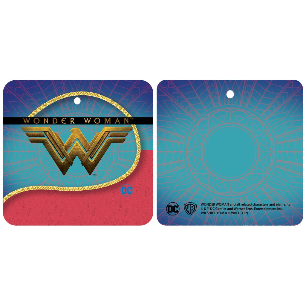 DC Wonder Woman Triangle Fierce Official Women's T-shirt (Black)