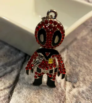 Deadpool Rhinestone Pendants