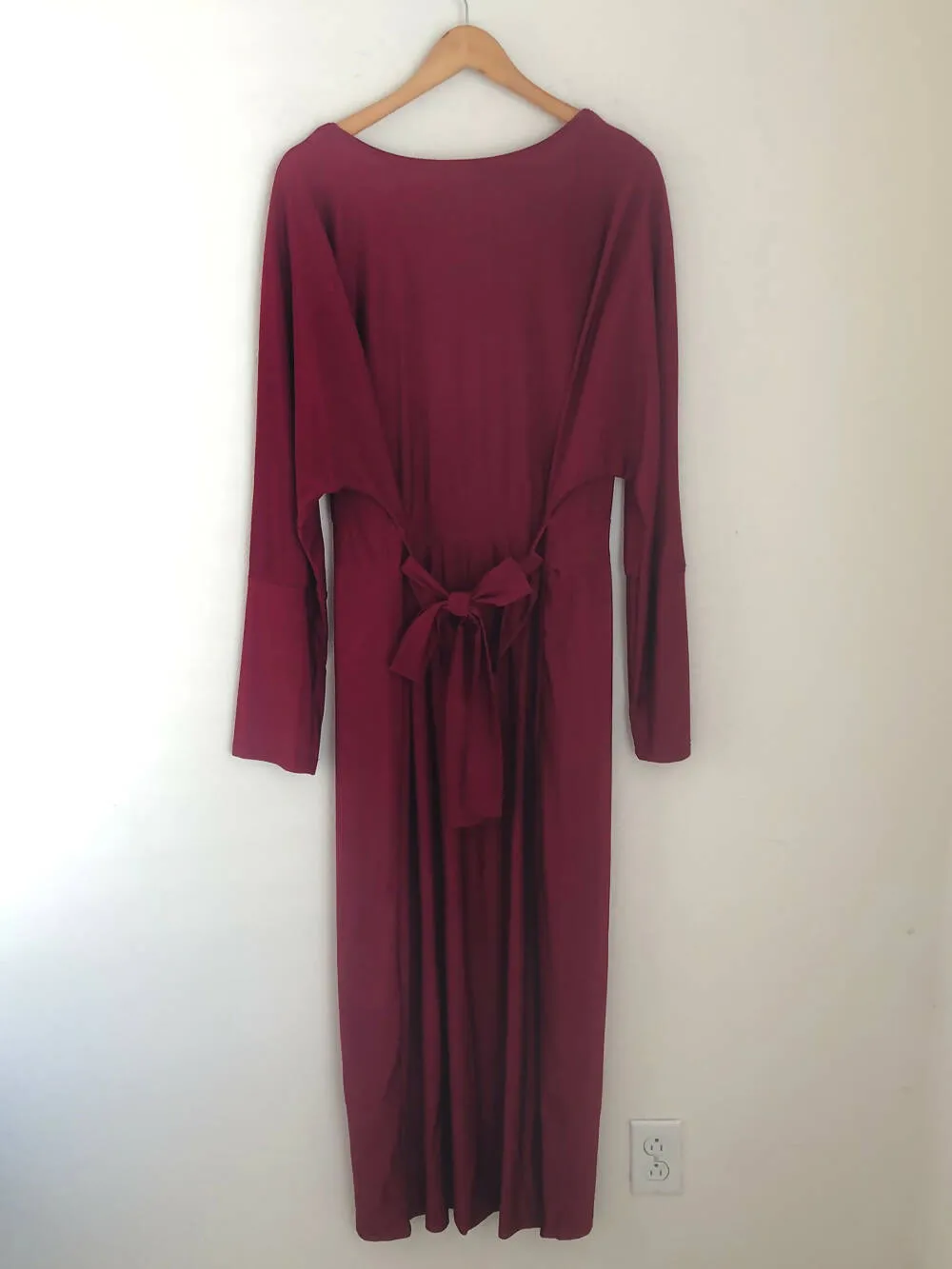 Deep V Neck long maxi dress
