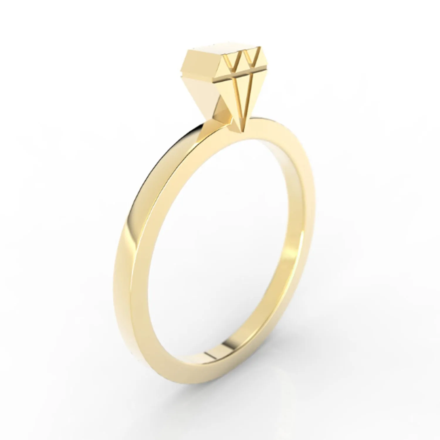 DIAMOND - SLICE RING