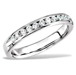 Diamond Wedding or Anniversary Ring, 1/4 carat t.w. 14k Gold