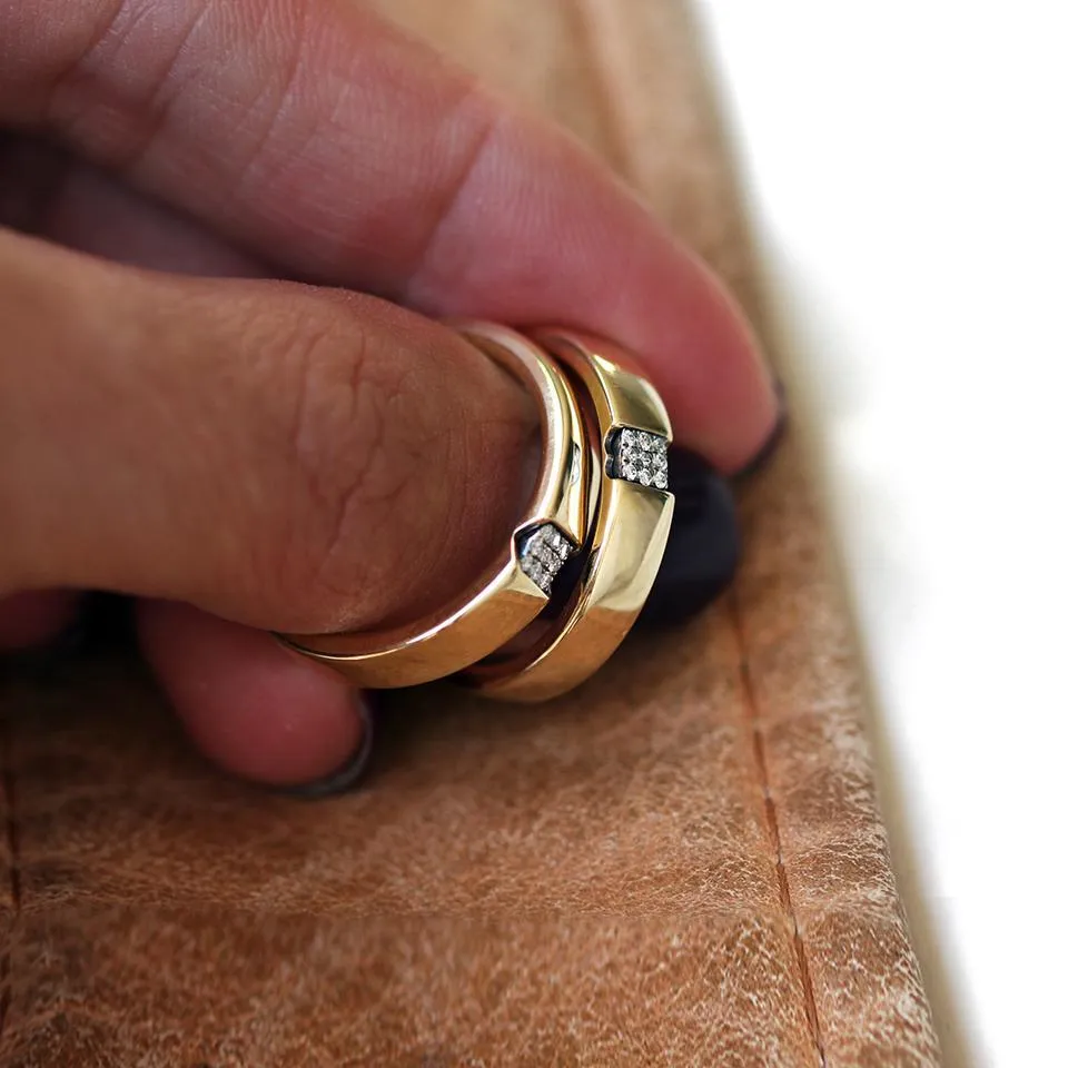 Diamonds Promise Rings for Couple