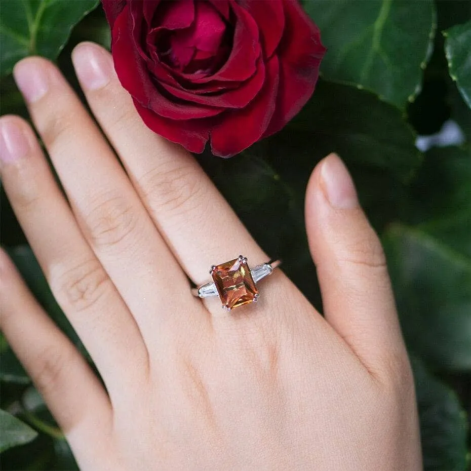 Diaspore Gemstone Color Change Rings