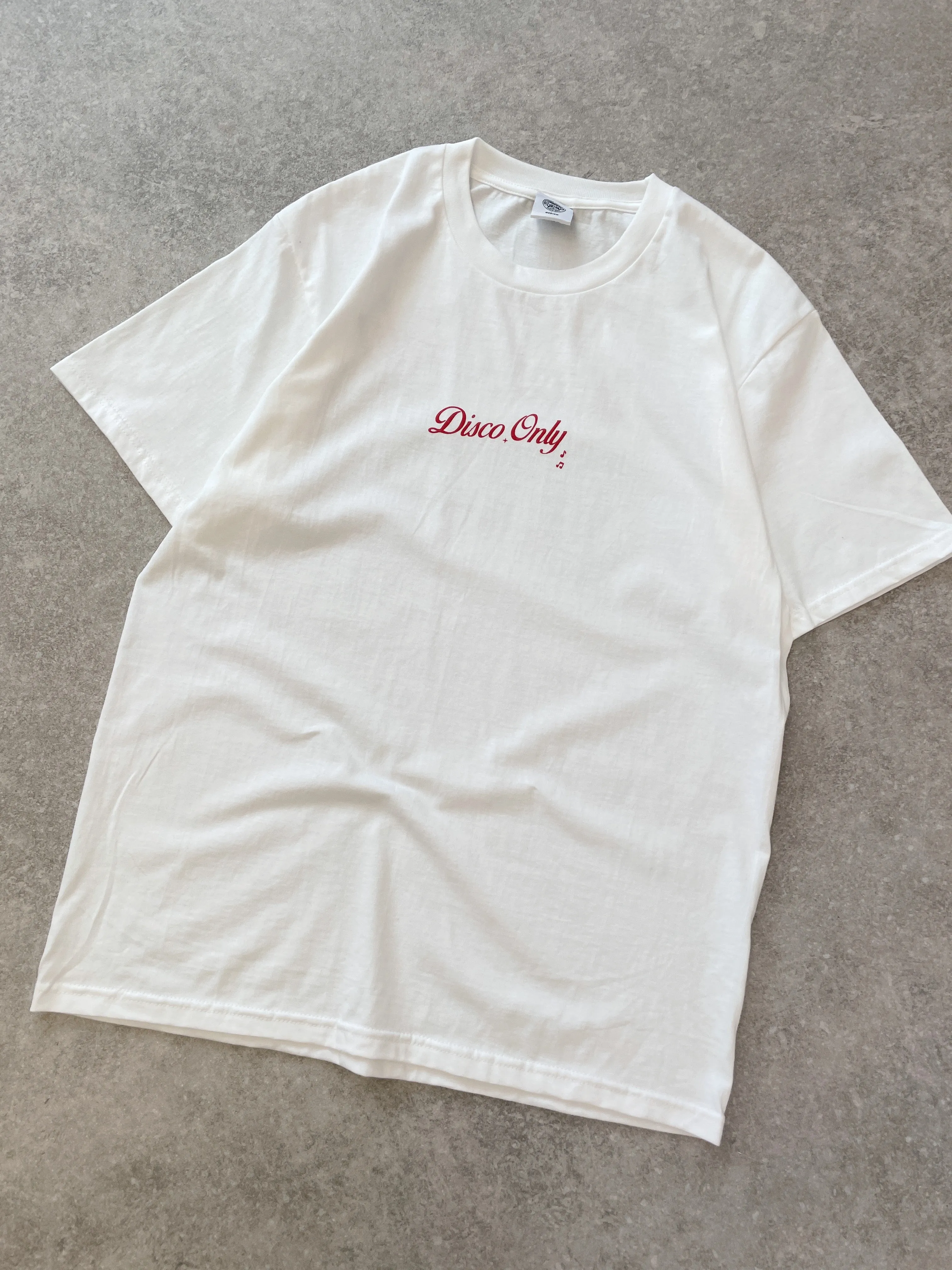 DISCO ONLY 'Italo Disco' Tee - White