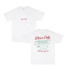 DISCO ONLY 'Italo Disco' Tee - White