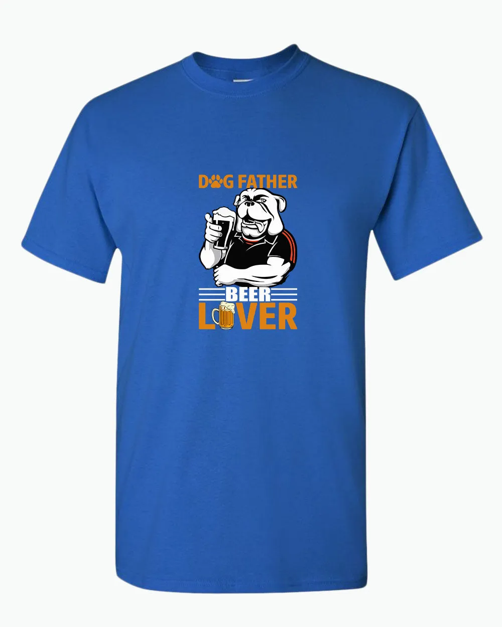 Dog father beer lover t-shirt, daddy t-shirt papa tees