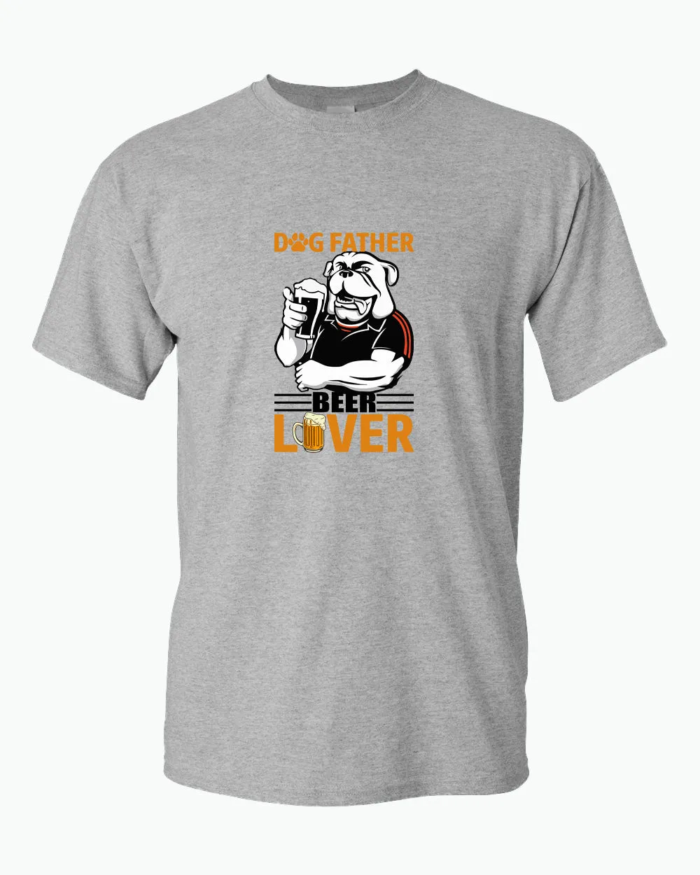 Dog father beer lover t-shirt, daddy t-shirt papa tees