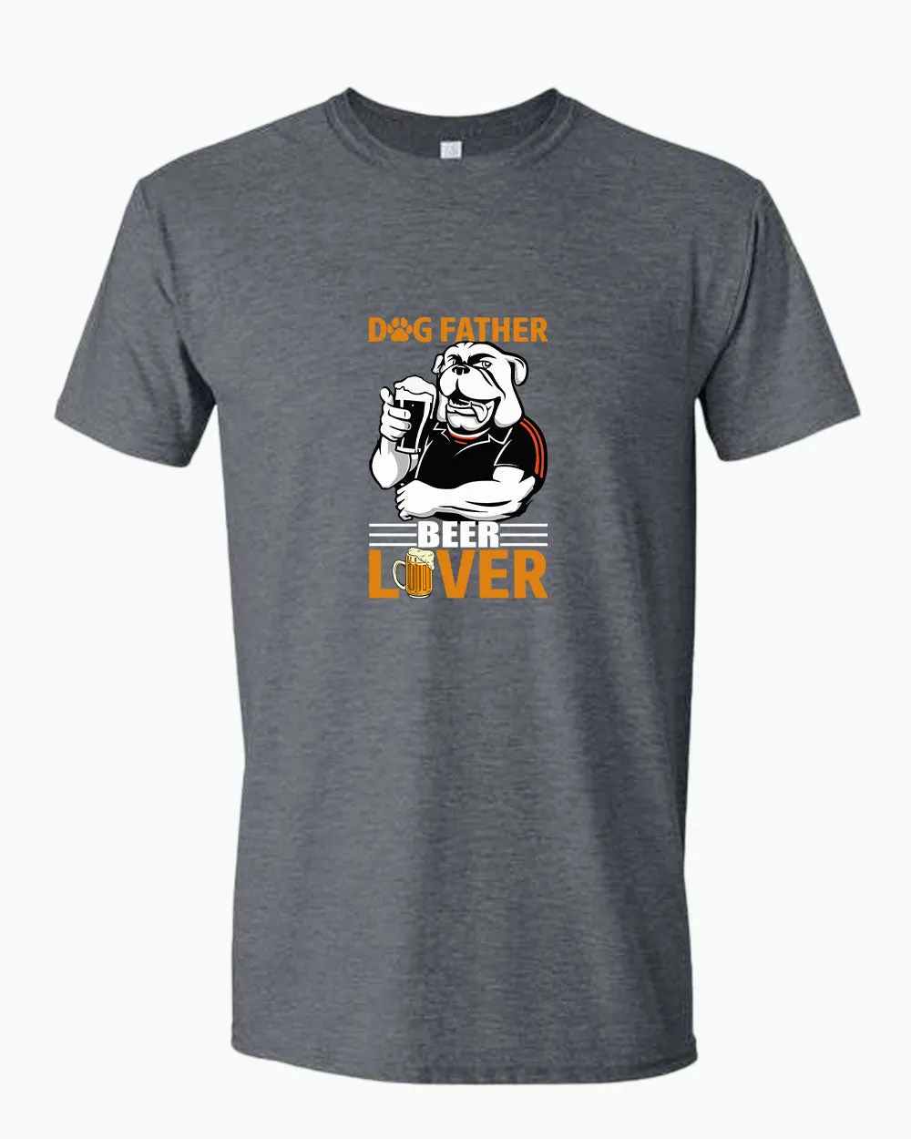 Dog father beer lover t-shirt, daddy t-shirt papa tees