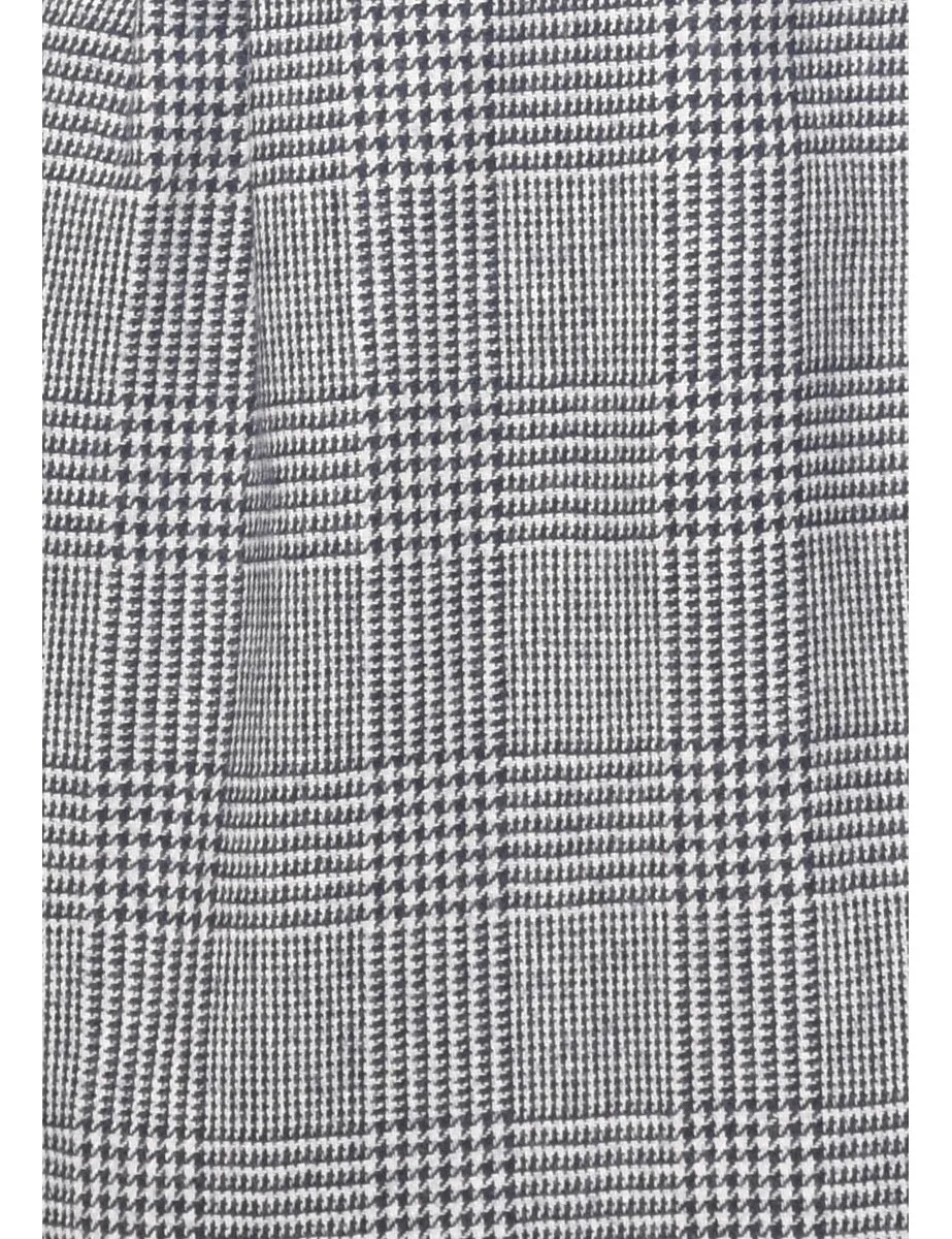 Dogtooth Pencil Skirt - M