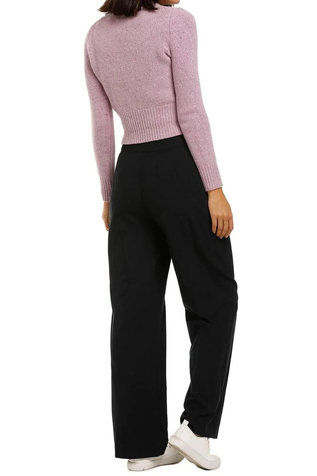 Drawstring Tapered Trouser - Navy