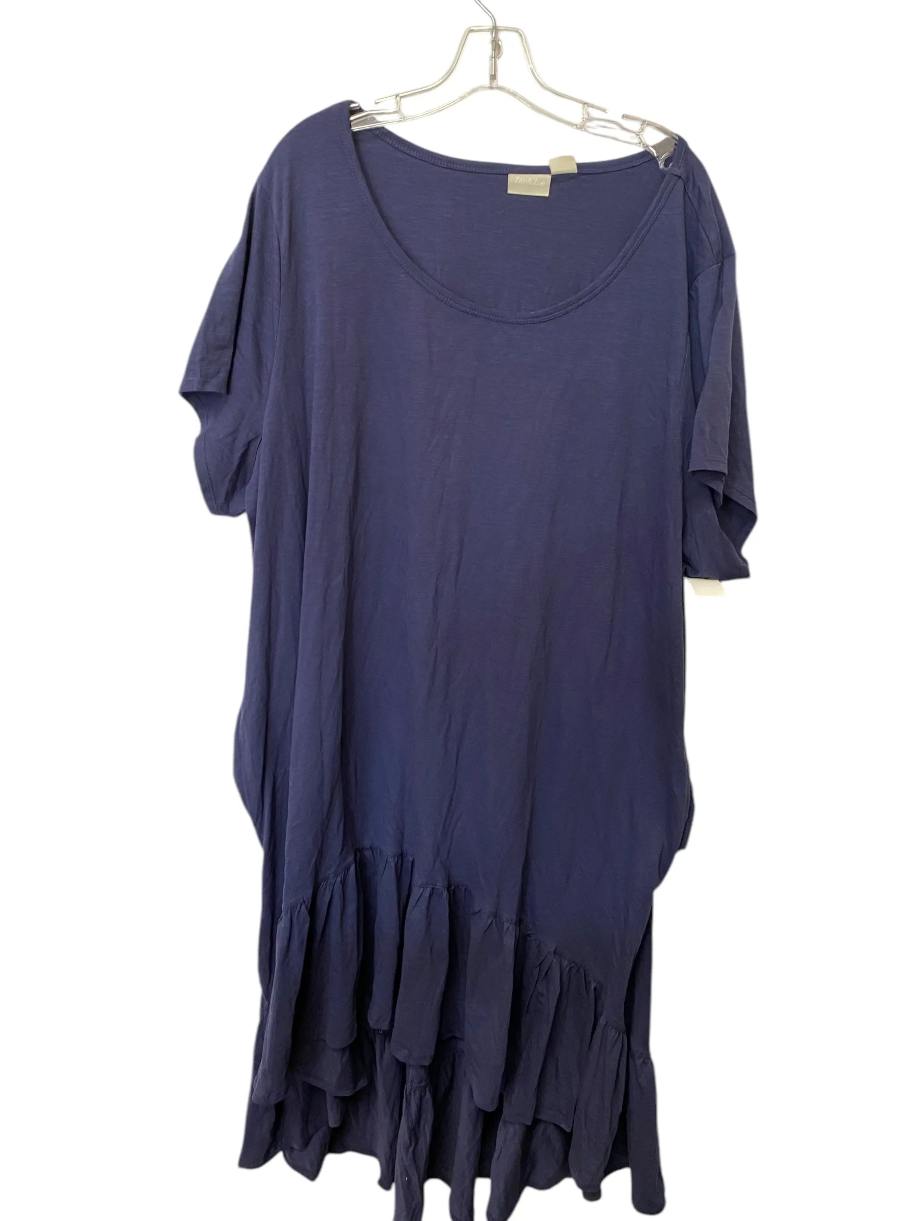 Dress Casual Maxi By Clothes Mentor In Blue, Size: 30