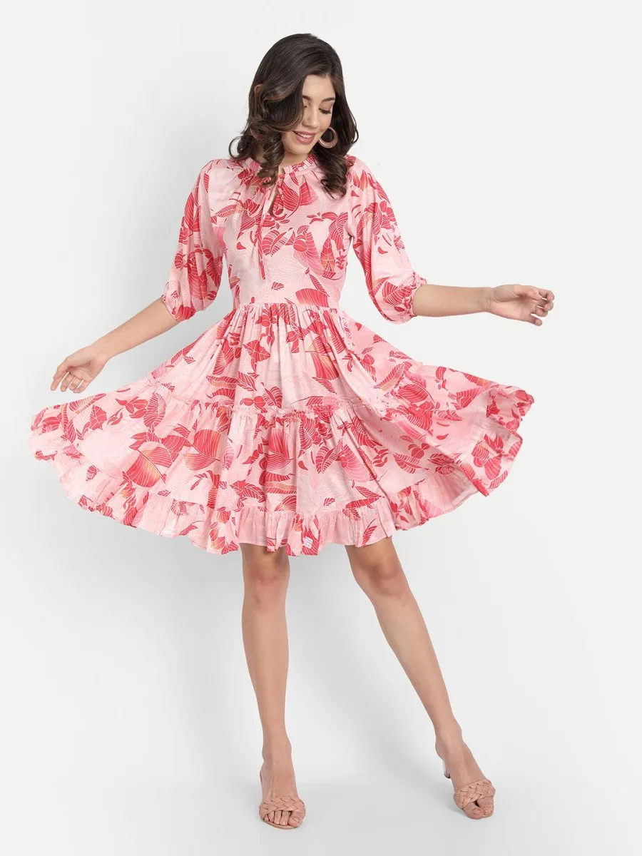 dresses for Women western wear floral red