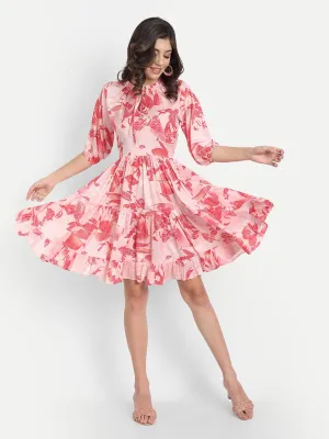 dresses for Women western wear floral red
