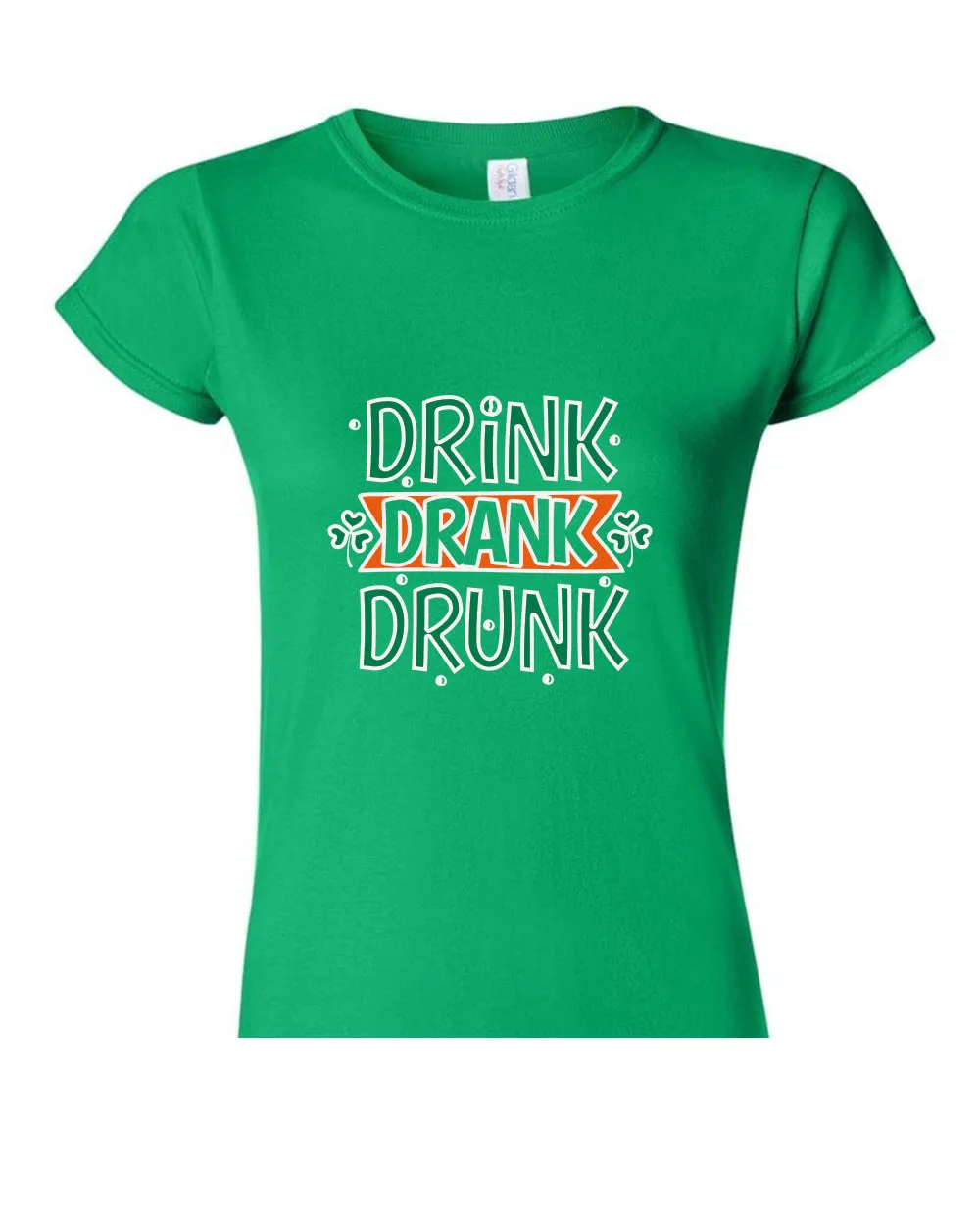 Drink drank drunk t-shirt women st patrick's day t-shirt