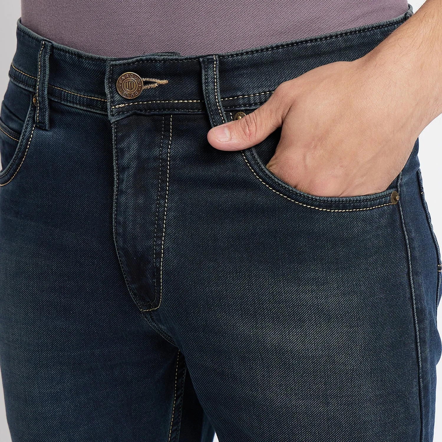 Duke Stardust Men Slim Fit Stretchable Jeans (SDD5508)
