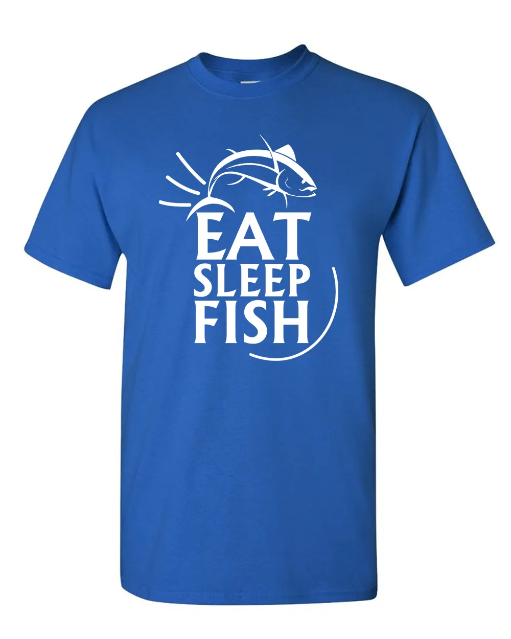 Eat Sleep Fish T Shirt Funny Sarcastic Tees Novelty Fishing Tees dad t-shirt