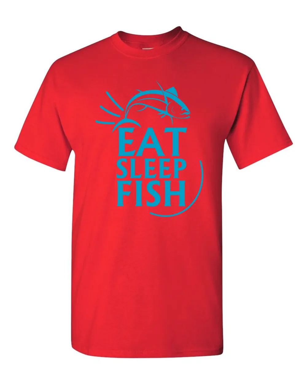 Eat Sleep Fish T Shirt Funny Sarcastic Tees Novelty Fishing Tees dad t-shirt