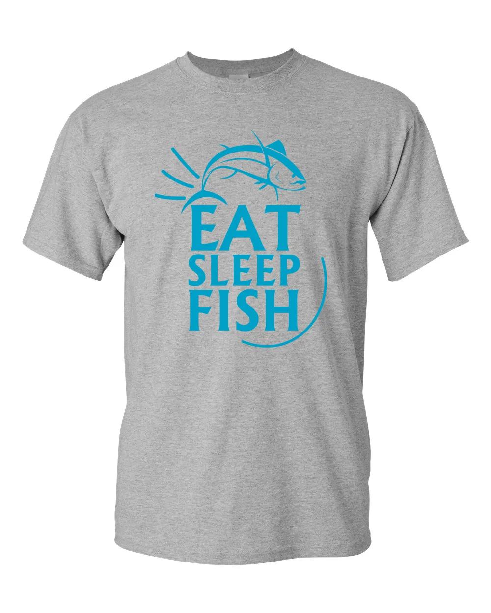 Eat Sleep Fish T Shirt Funny Sarcastic Tees Novelty Fishing Tees dad t-shirt