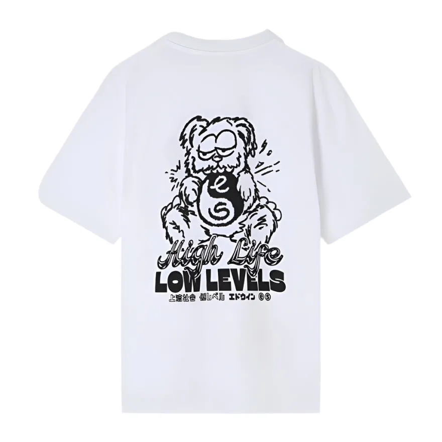 Edwin Ramen High Bear T-Shirt White