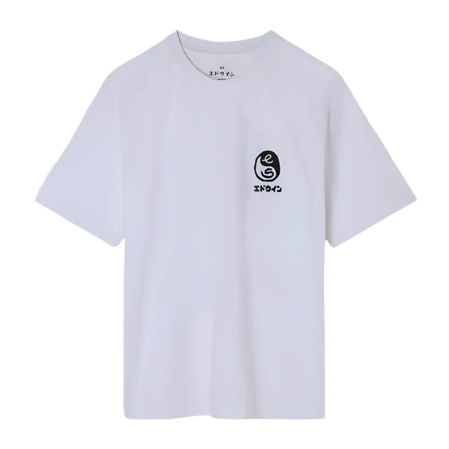 Edwin Ramen High Bear T-Shirt White