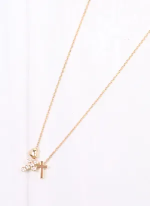 Emmons Mini Charms Necklace Gold