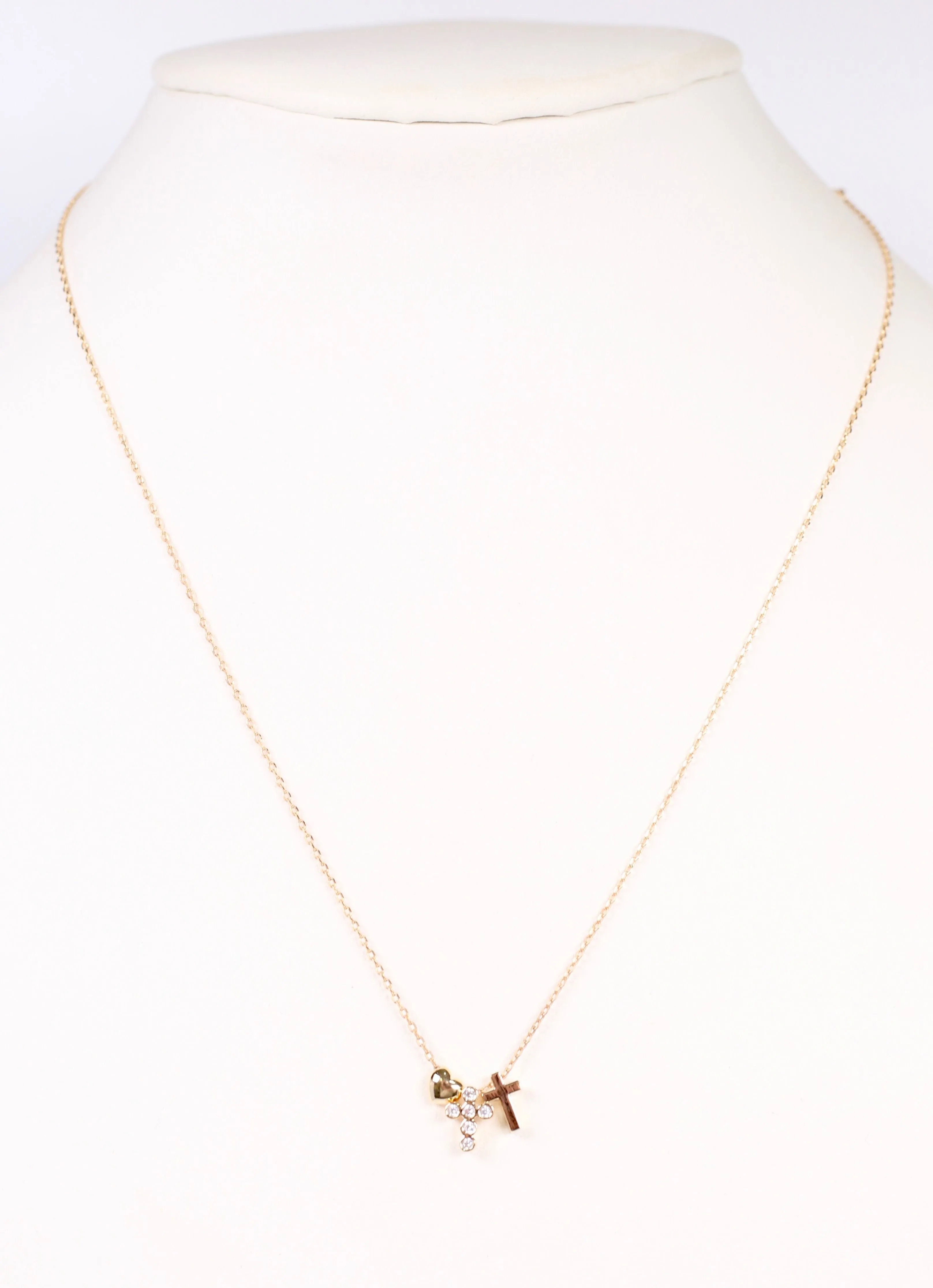 Emmons Mini Charms Necklace Gold