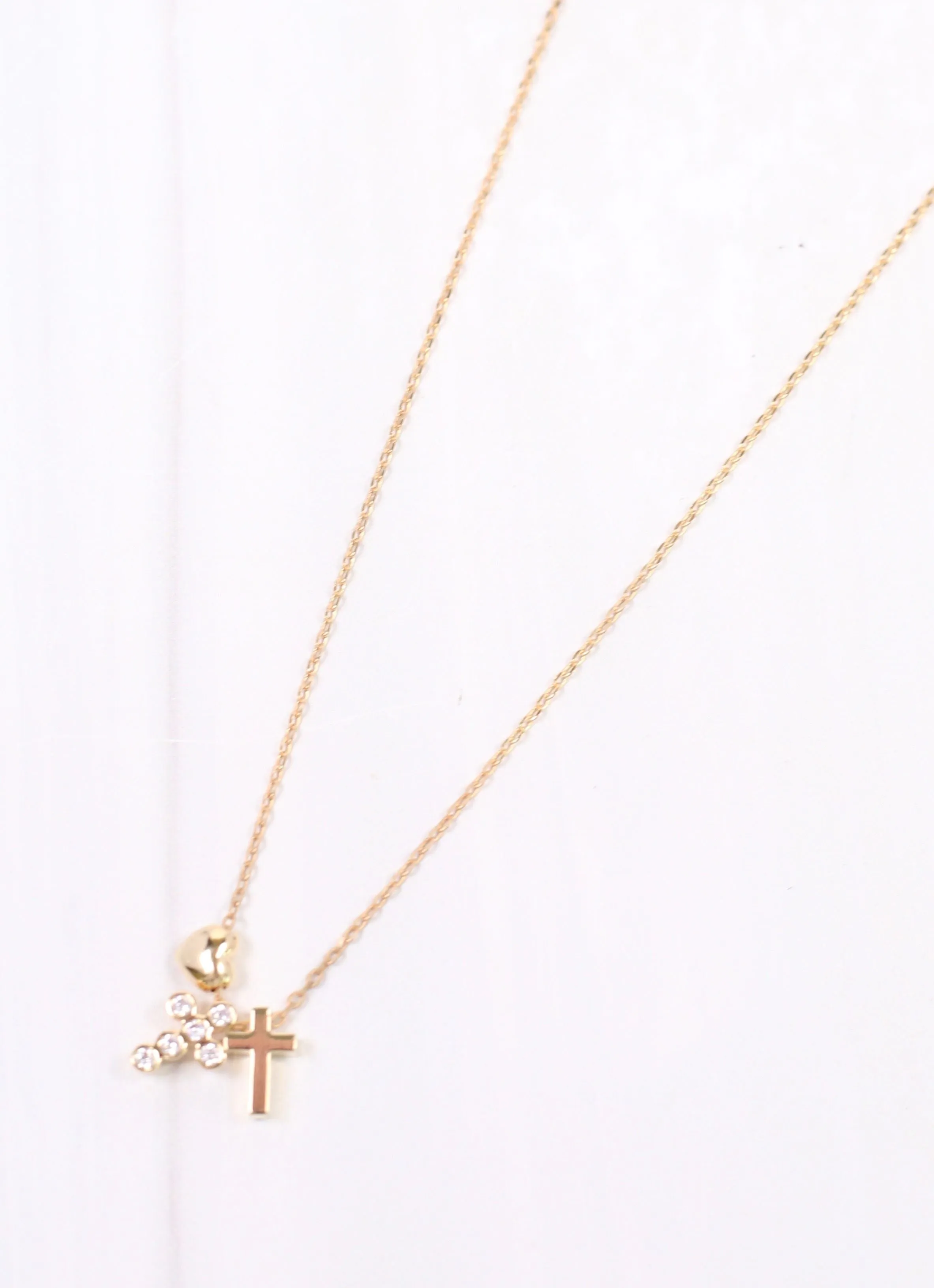Emmons Mini Charms Necklace Gold