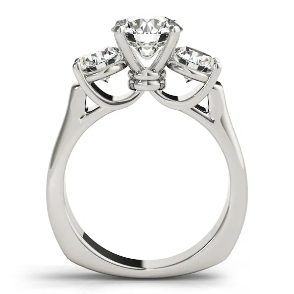 Engagement Rings 3 Stone Round - TN83761