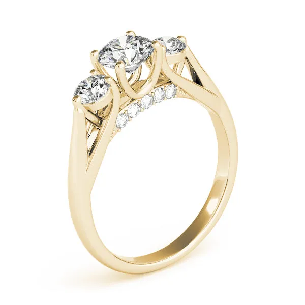Engagement Rings 3 Stone Round - TN84124