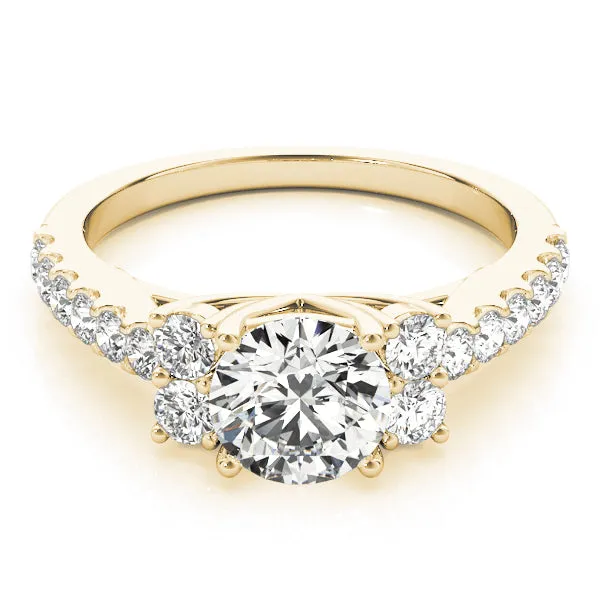 Engagement Rings Cluster Sides - TN83863