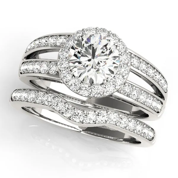Engagement Rings Halo Round - TN83195