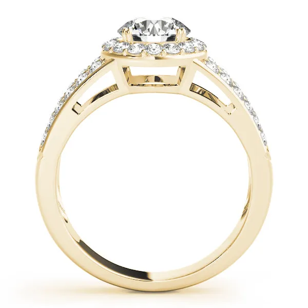 Engagement Rings Halo Round - TN83195