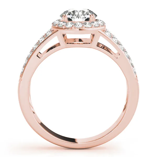 Engagement Rings Halo Round - TN83195