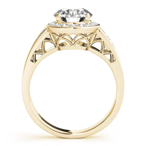 Engagement Rings Halo Round - TN83556