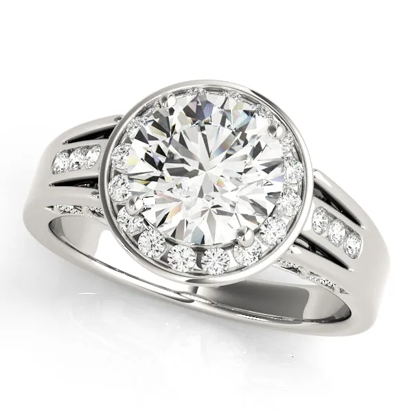 Engagement Rings Halo Round - TN83556