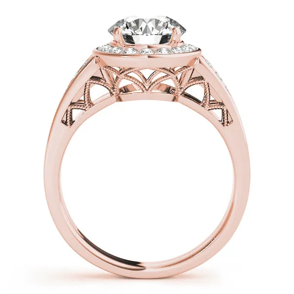 Engagement Rings Halo Round - TN83556
