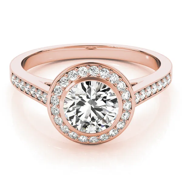 Engagement Rings Halo Round - TN84474
