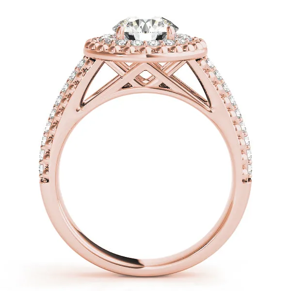 Engagement Rings Halo Round - TN84666