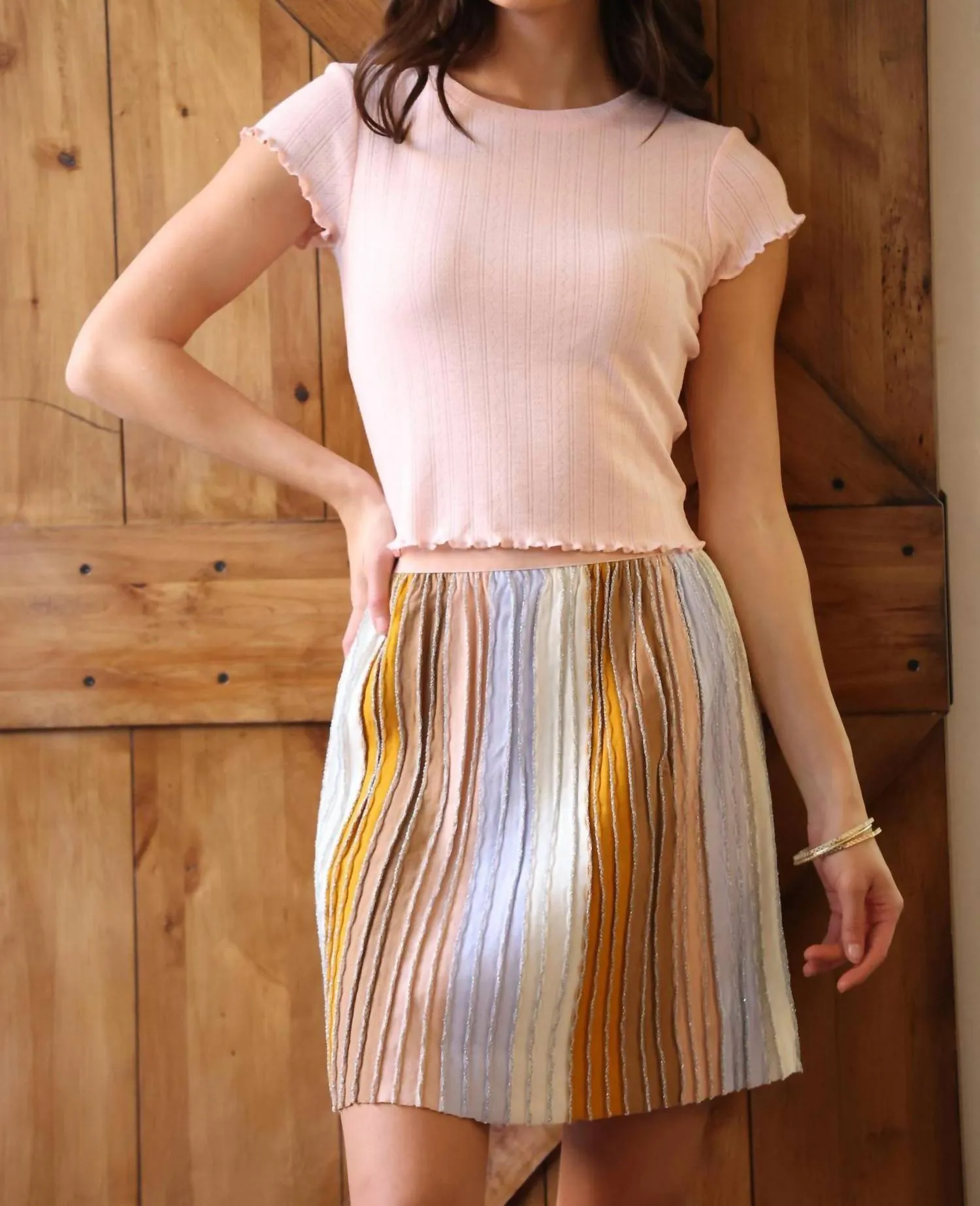 Eva Franco - Knit Mini Skirt