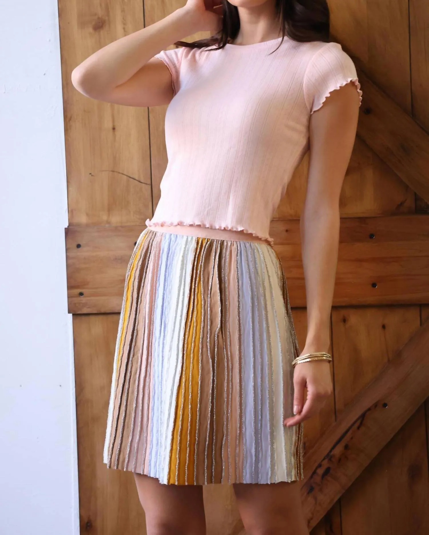 Eva Franco - Knit Mini Skirt