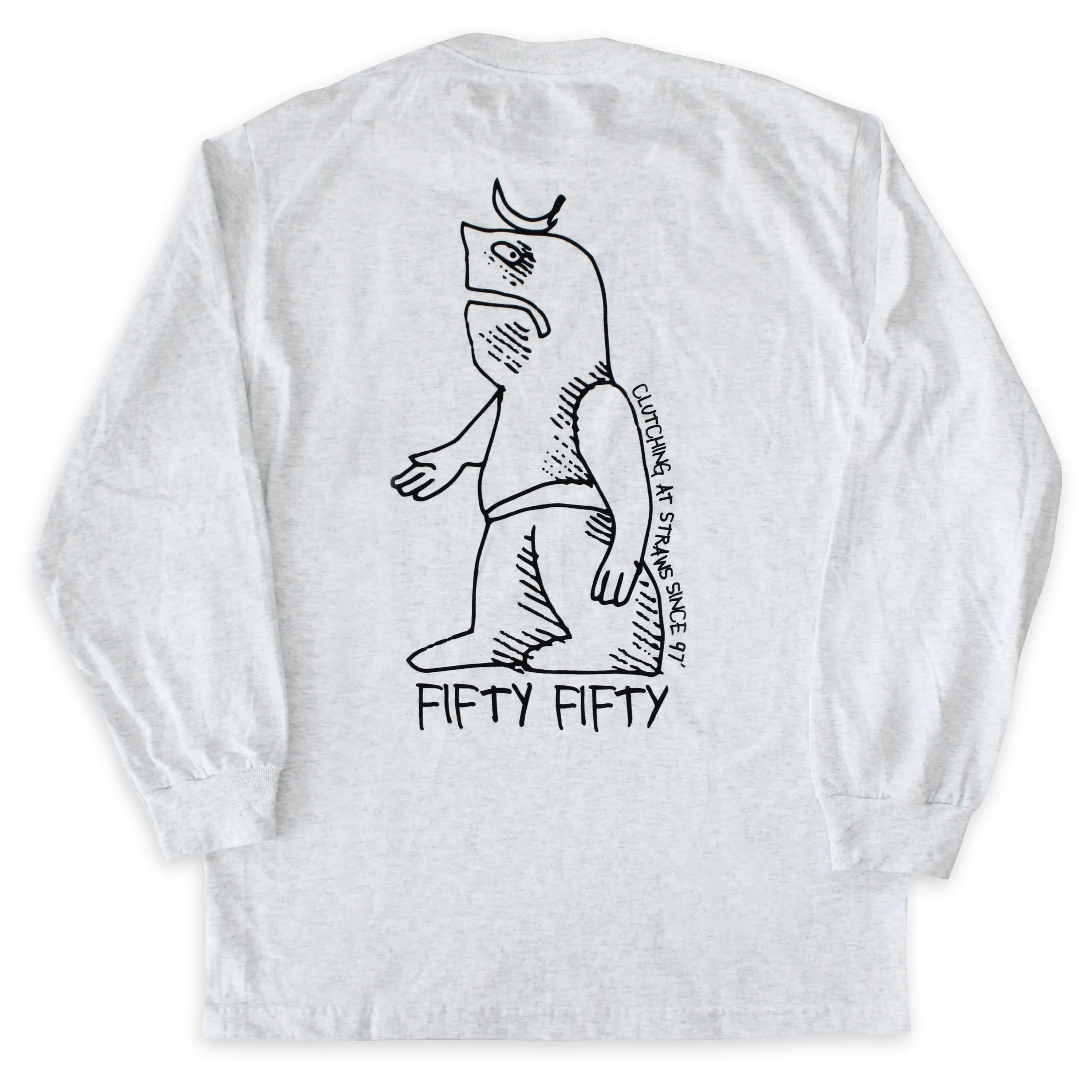 Fifty Fifty Gonz L/S T-Shirt Ash Heather