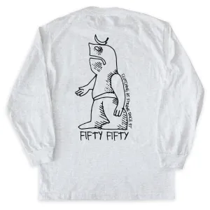 Fifty Fifty Gonz L/S T-Shirt Ash Heather