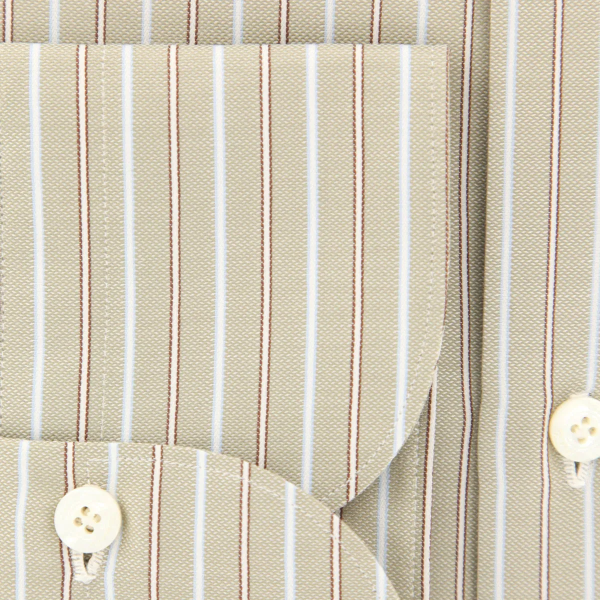 Finamore Napoli Beige Shirt - Extra Slim